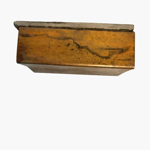 Rustic Metal Stone Engraved Pine Trees Art Scene Lodge Cabin Cottage. - Picture 8 of 8